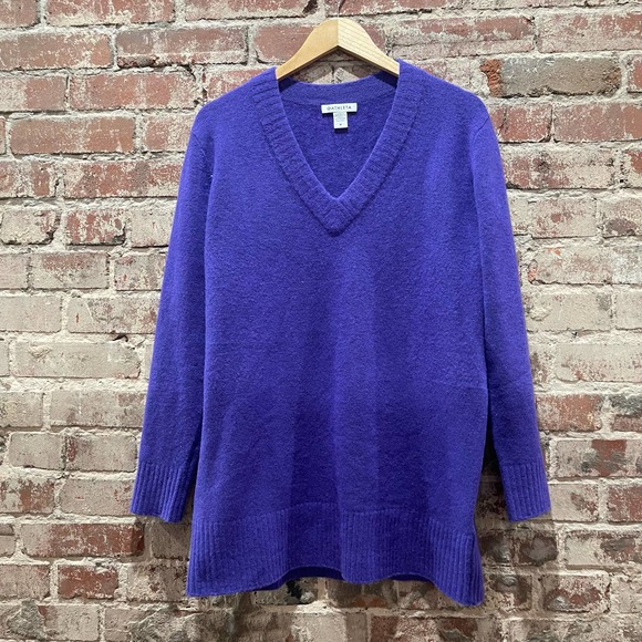 Athleta Westwood Sweater in Noble Blue Size Medium - Picture 5 of 8